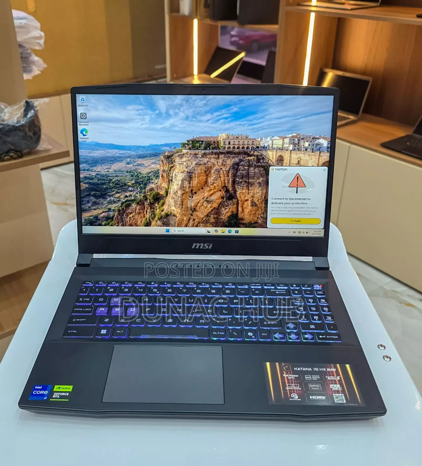 Laptop MSI Katana 15 16GB Intel Core i7 SSD 512GB