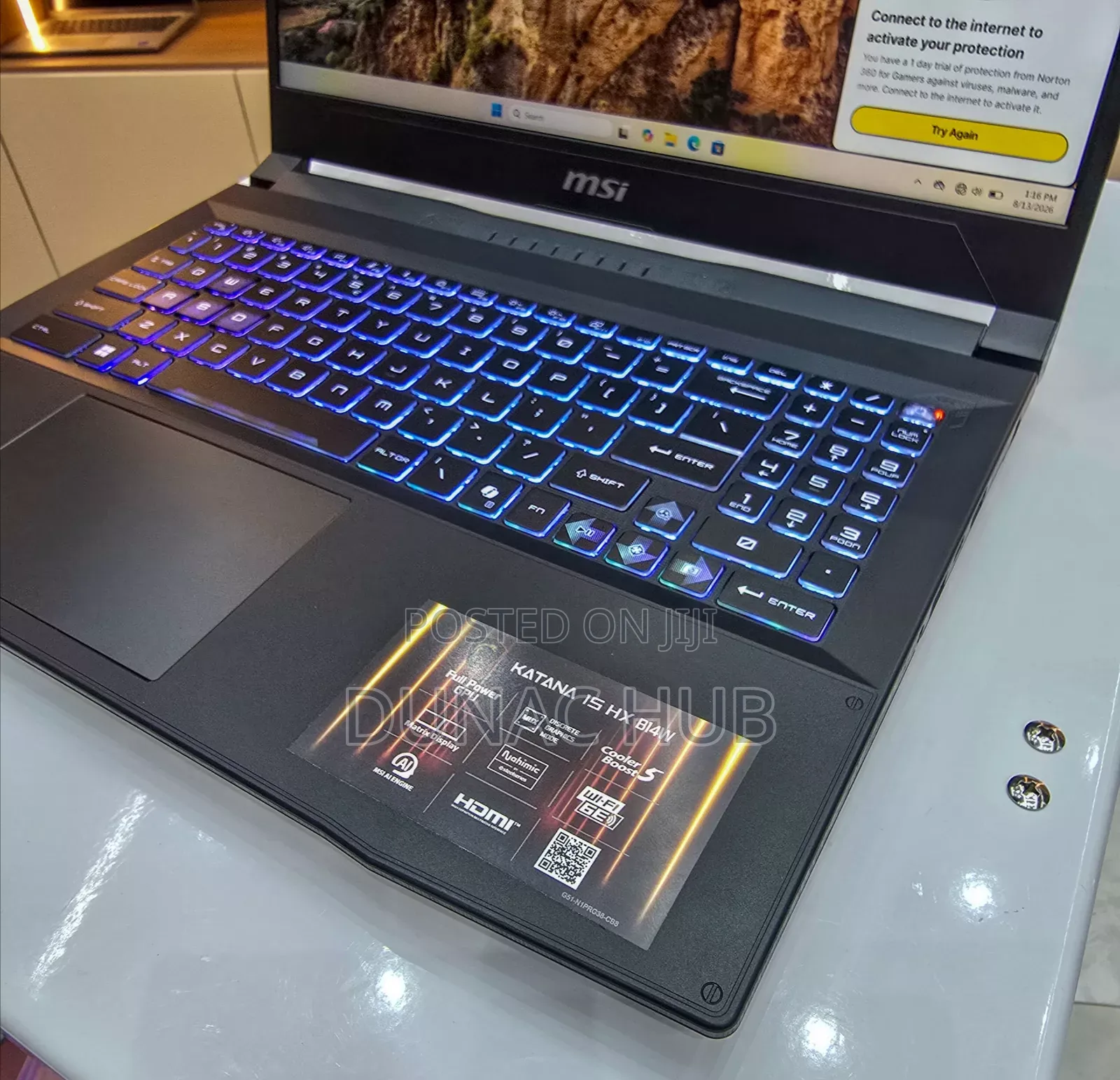 Laptop MSI Katana 15 16GB Intel Core i7 SSD 512GB