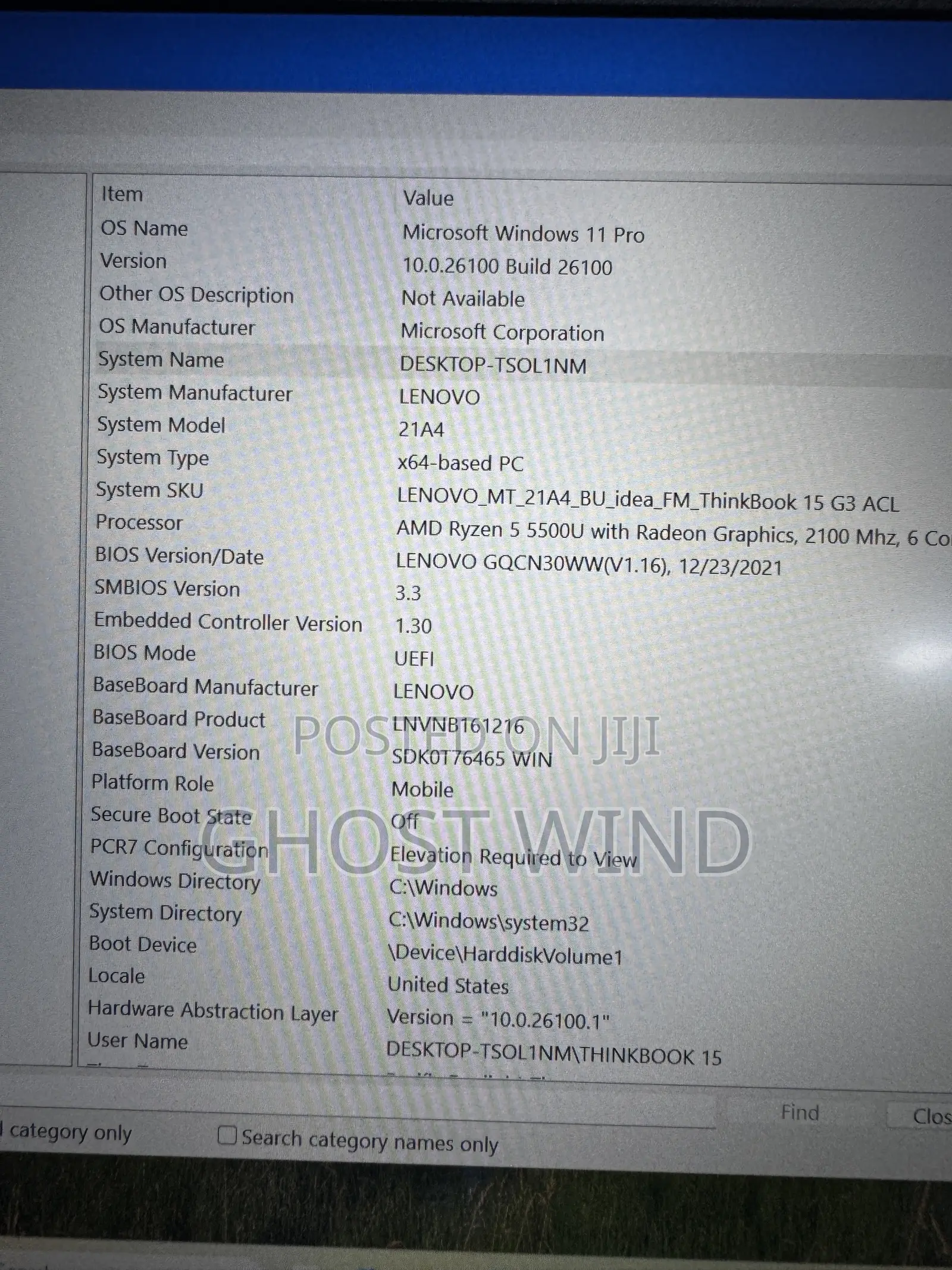 Laptop Lenovo ThinkBook 15 16GB AMD Ryzen 5 SSD 512GB