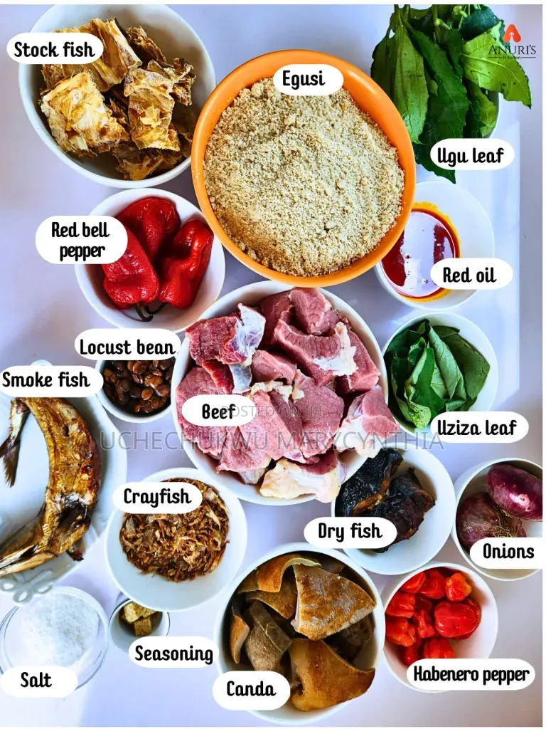 All-in-One Complete Egusi Soup Ingredient Pack (Fresh Premium)
