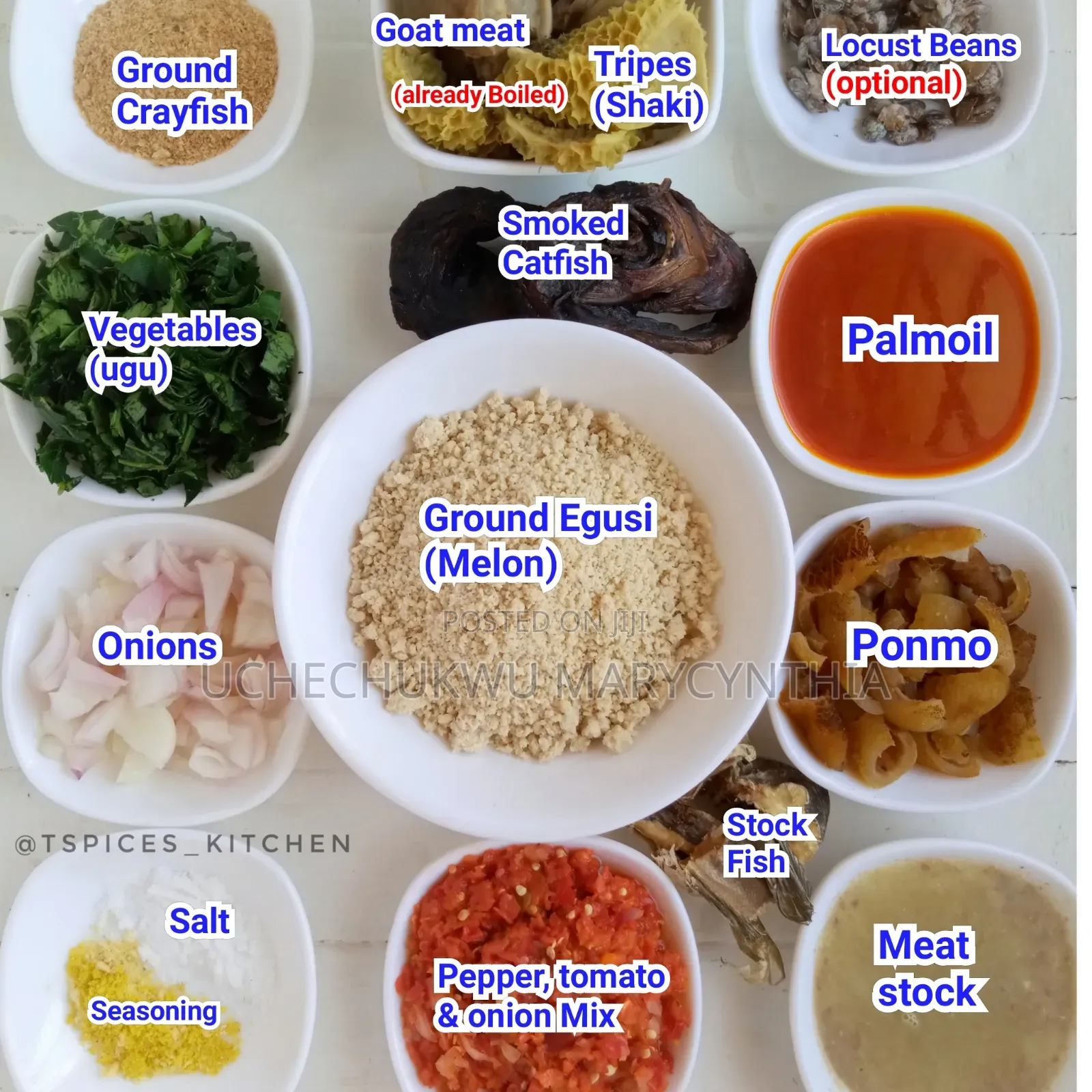 All-in-One Complete Egusi Soup Ingredient Pack (Fresh Premium)