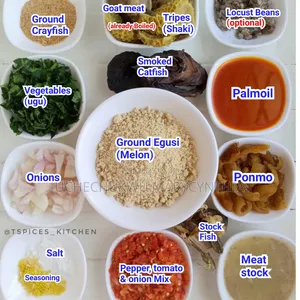 All-in-One Complete Egusi Soup Ingredient Pack (Fresh Premium)