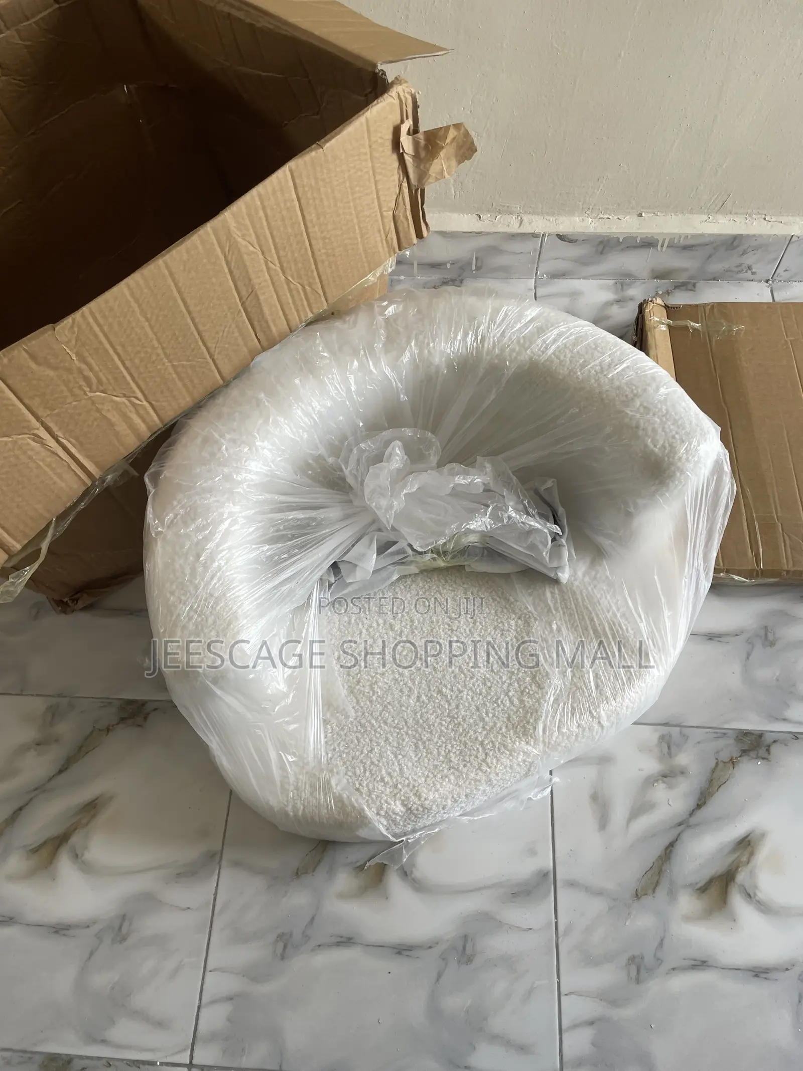 Modern Roly Poly Barrel Accent Chair With Textured Fabric