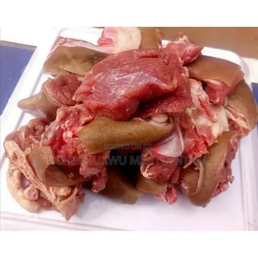 Fresh Local Goat Meat (Neatly Chopped)