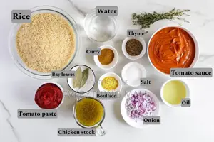 All-in-One Complete Jollof Rice Ingredient Pack (Fresh Combo)