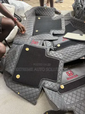 Honda Accord 2018 to 2022 5D Premium Leather Floor Mat/Carpet