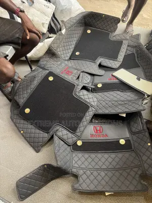 Honda Accord 2018 to 2022 5D Premium Leather Floor Mat/Carpet