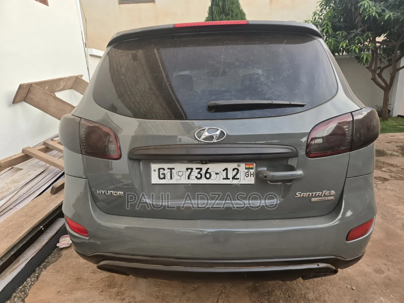 Hyundai Santa Fe 2012 Gray