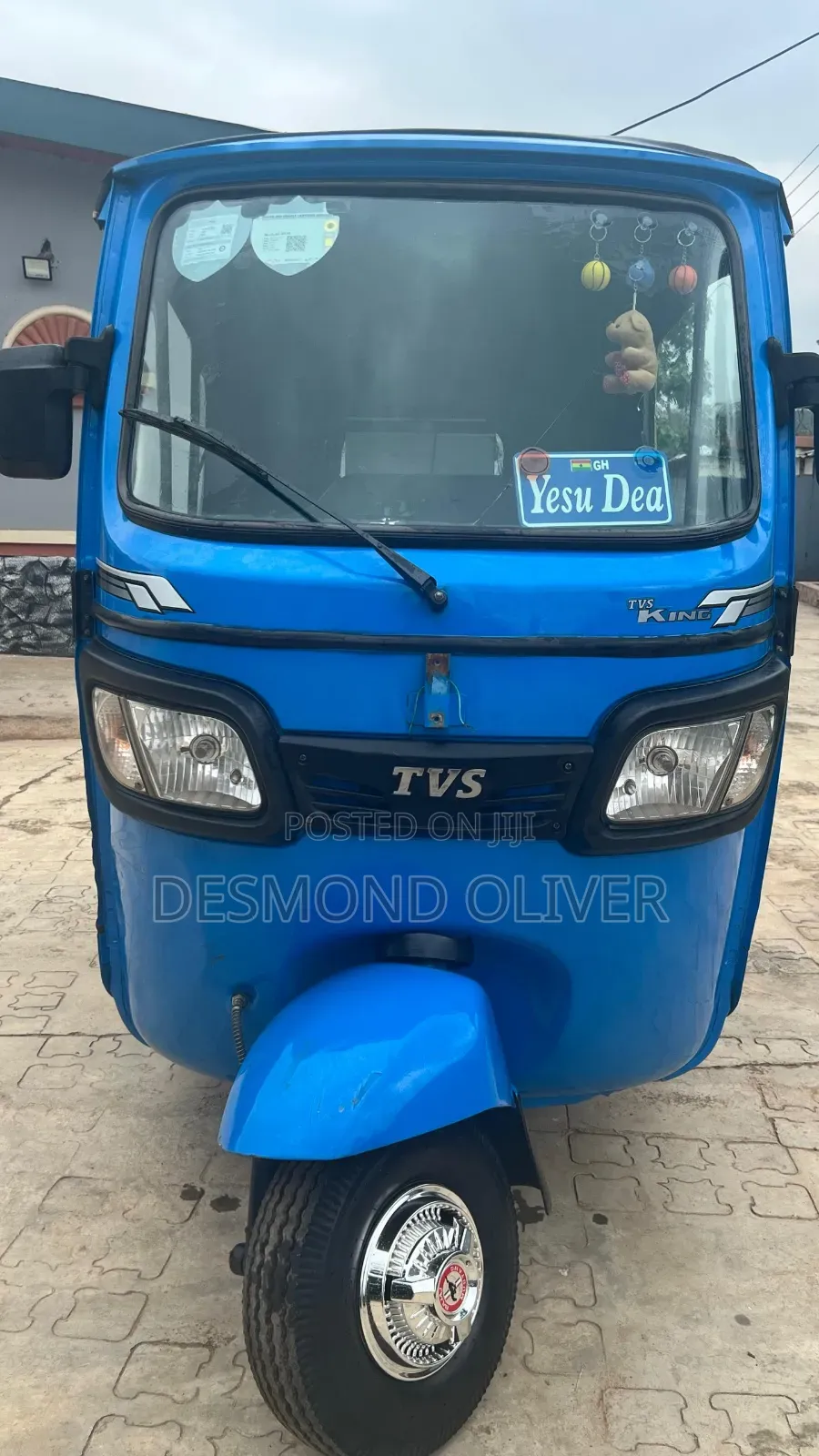 TVS King Deluxe Plus iTouch Start 2025 Blue
