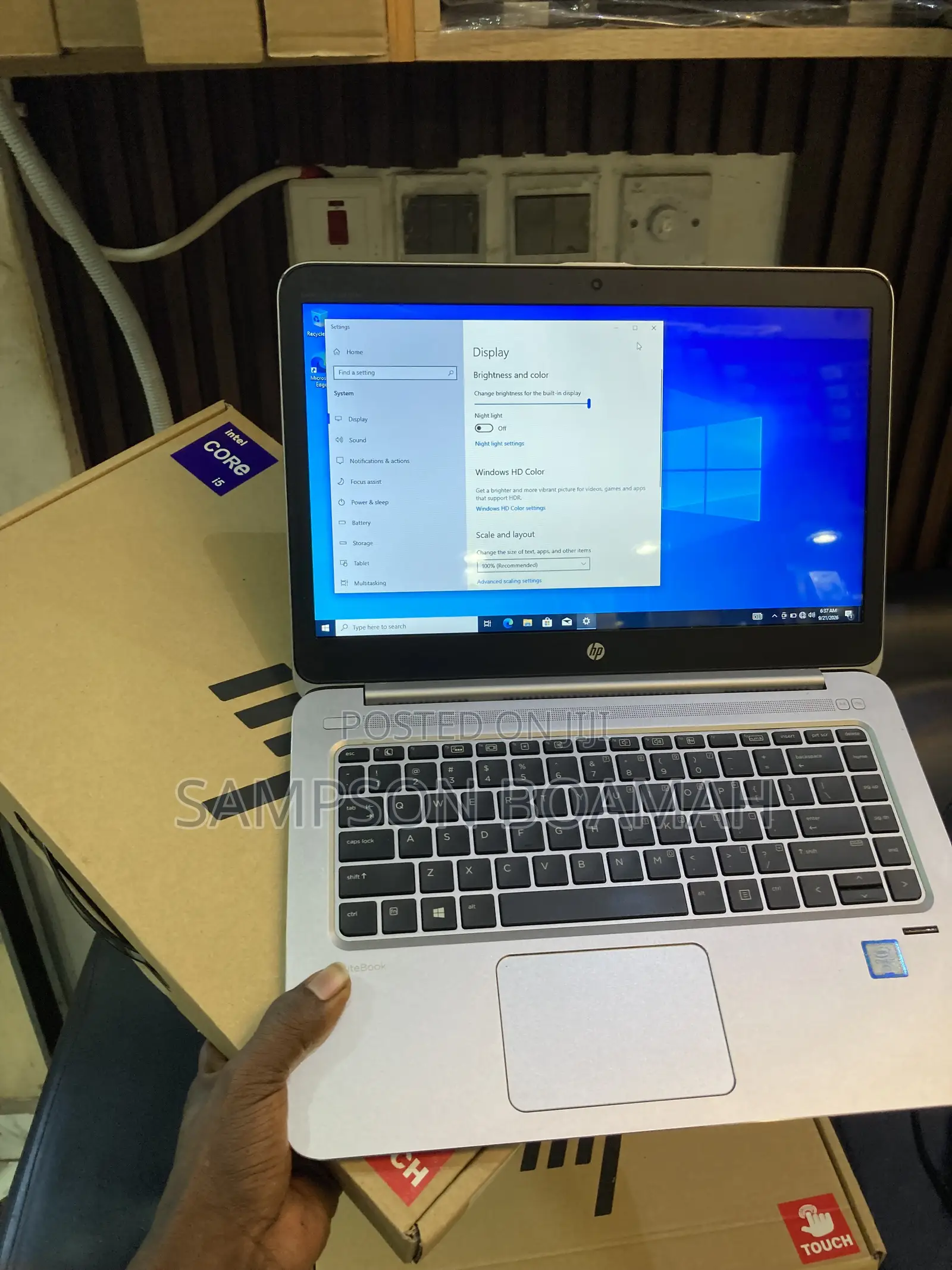 New Laptop HP EliteBook 1040 G3 16GB Intel Core i7 SSD 256GB