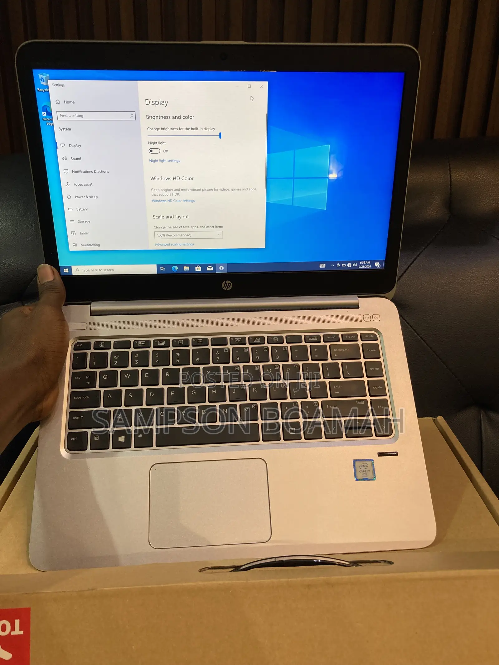 New Laptop HP EliteBook 1040 G3 16GB Intel Core i7 SSD 256GB