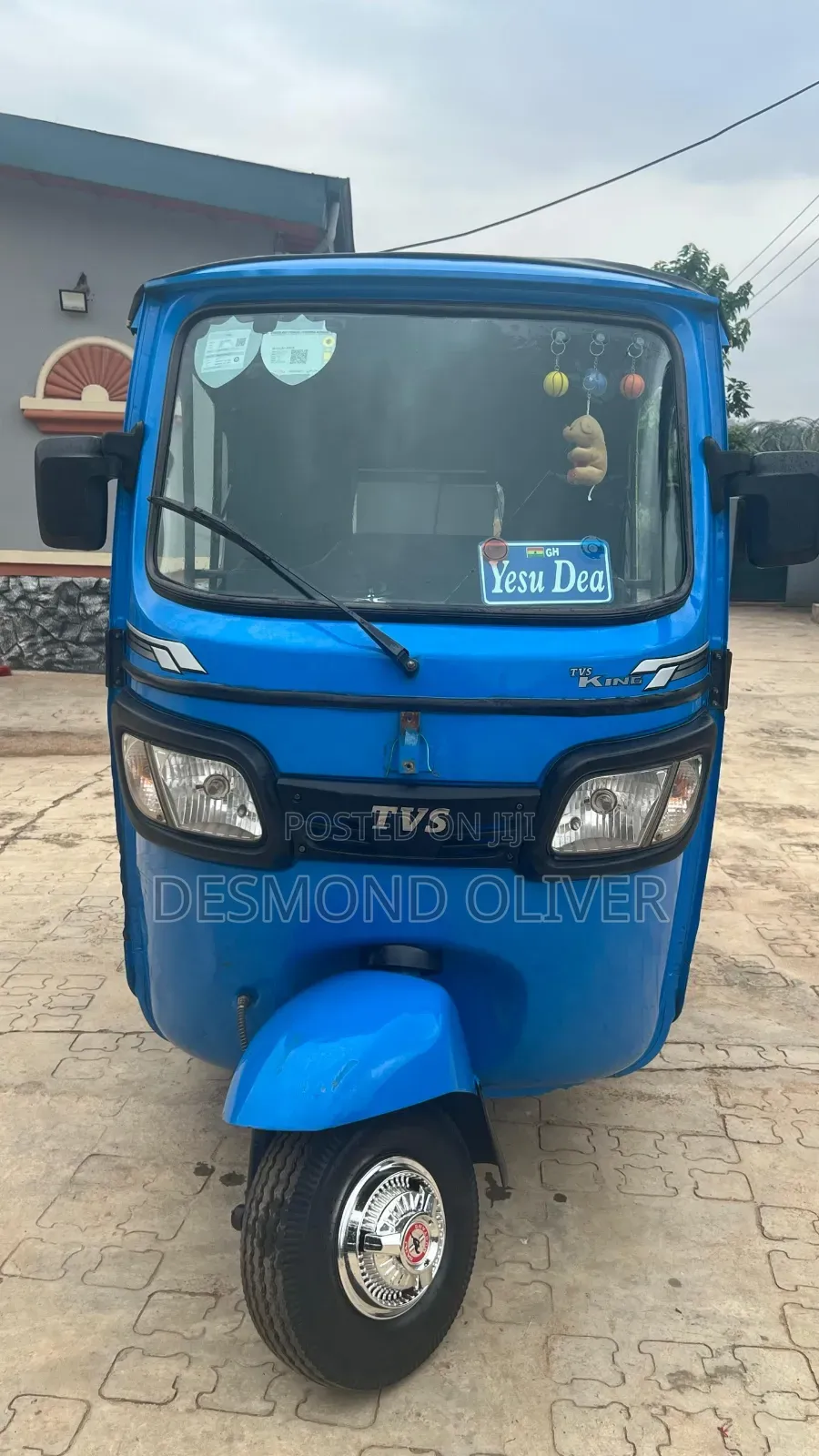 TVS King Deluxe Plus iTouch Start 2025 Blue