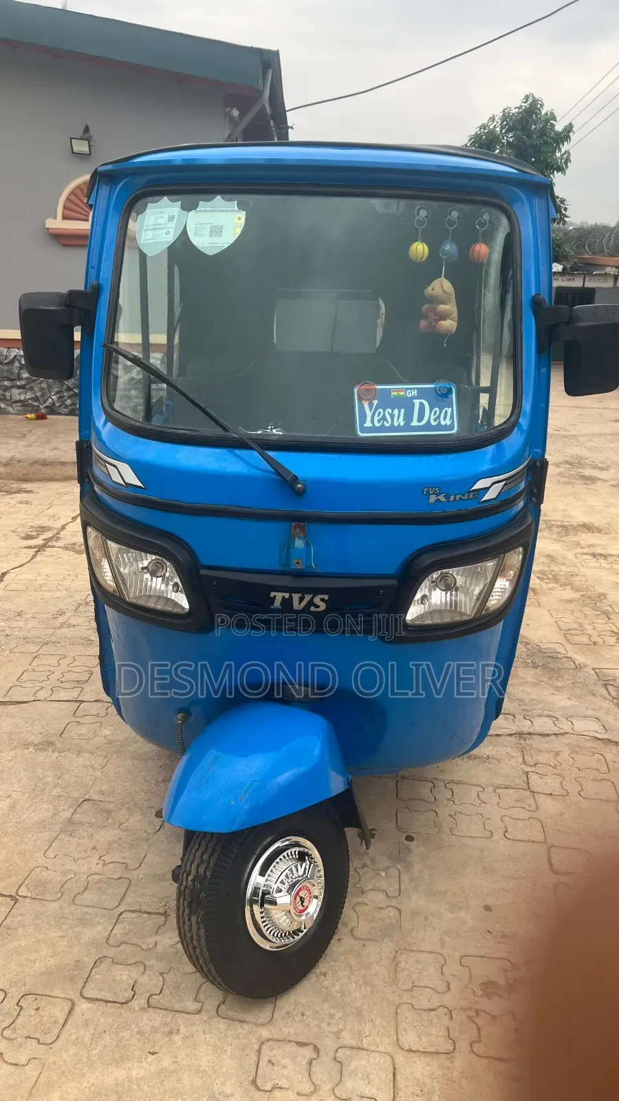 TVS King Deluxe Plus iTouch Start 2025 Blue