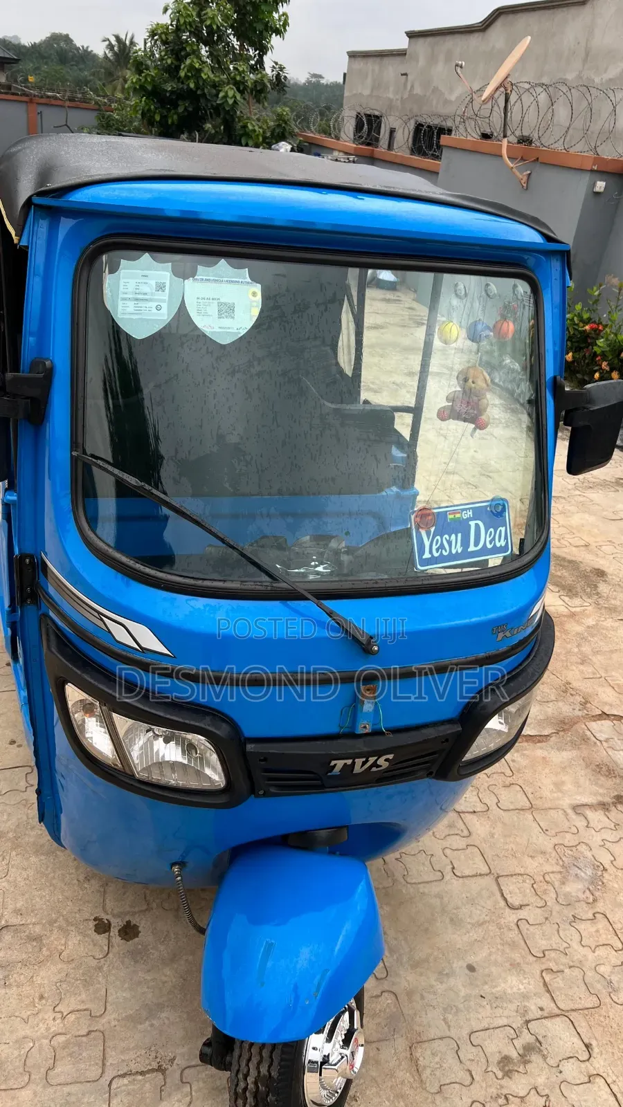 TVS King Deluxe Plus iTouch Start 2025 Blue