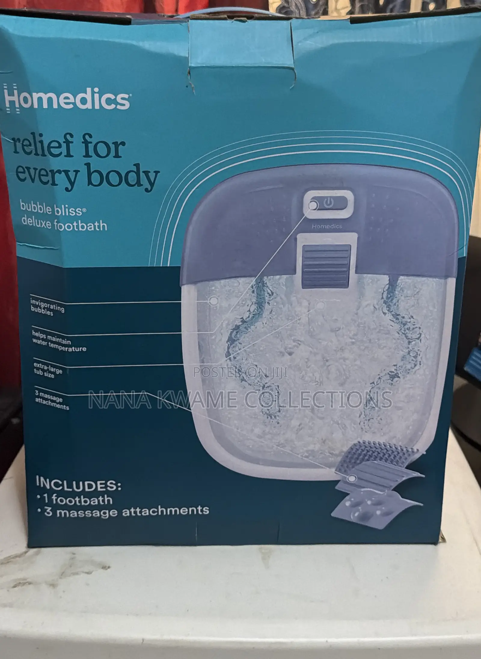 HoMedics Bubble Bliss Deluxe Footbath
