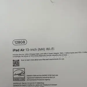New Apple iPad Air 13 (2026) 128 GB Blue