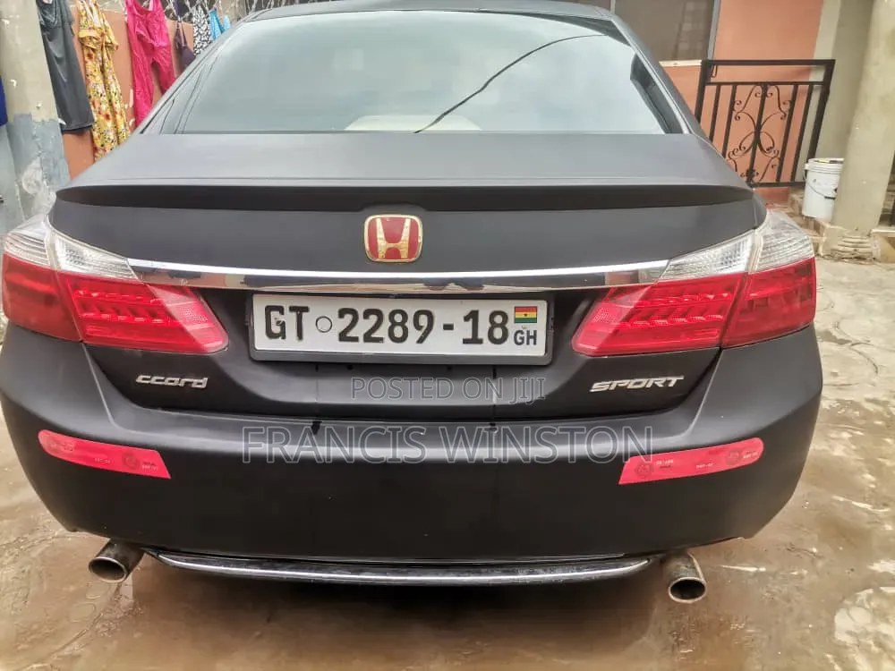Honda Accord Sport 4dr Sedan (2.4L 4cyl CVT) 2015 Black