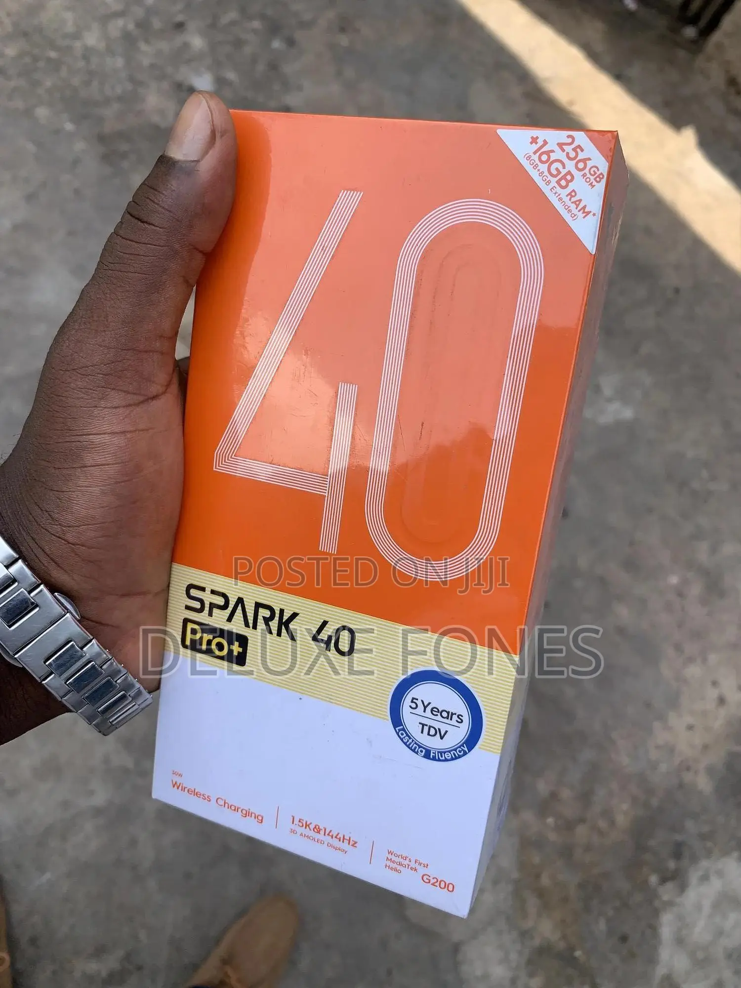 New Tecno Spark 40 Pro+ 256 GB Black