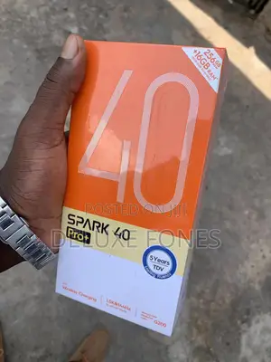 New Tecno Spark 40 Pro+ 256 GB Black