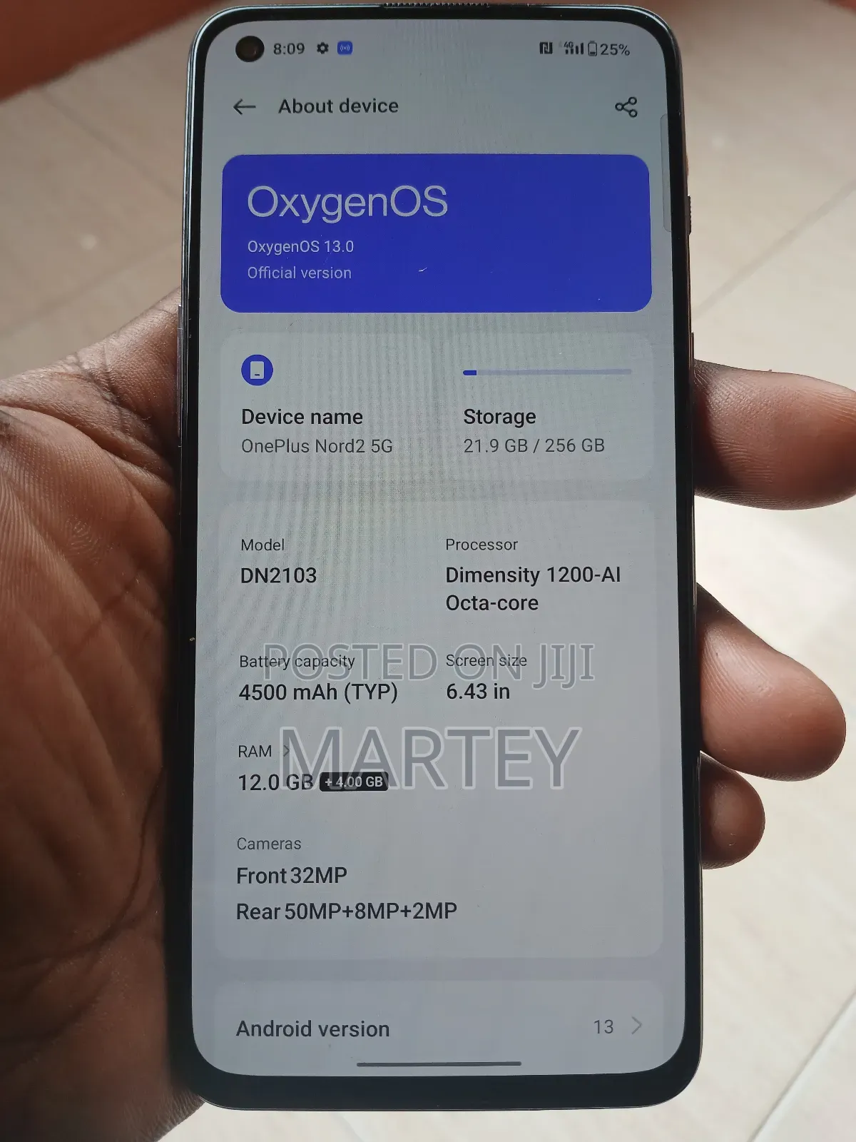 OnePlus Nord 2 5G 256 GB Gray
