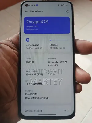 OnePlus Nord 2 5G 256 GB Gray