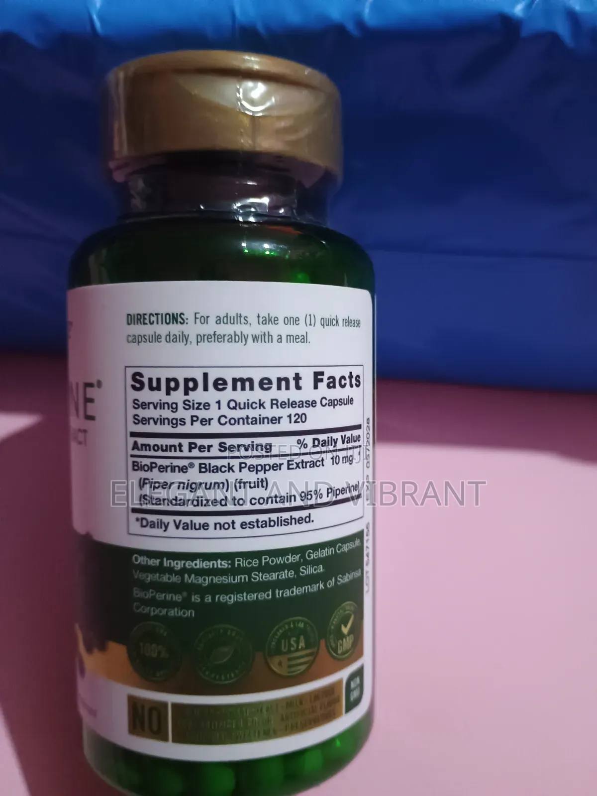 Bioperine 10mg | 120 Capsules
