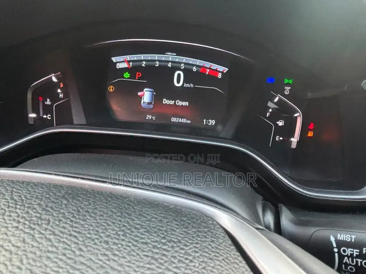 Honda CR-V Touring AWD 2018 Black