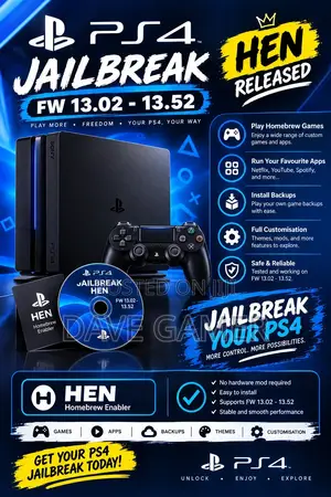 Ps4 Jailbreak Available (Fw -13.02 - 13.52)