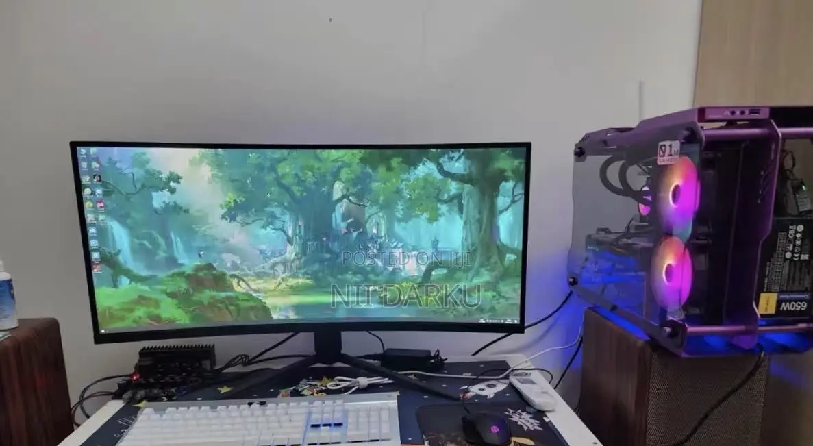 LG Curved Screen Monitor