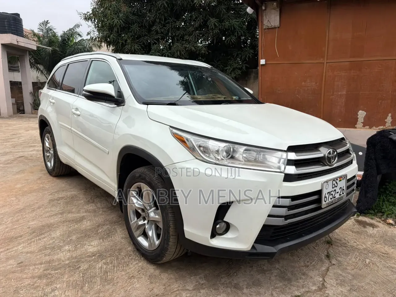 Toyota Highlander Limited V6 4x4 (3.5L 6cyl 6A) 2016 White