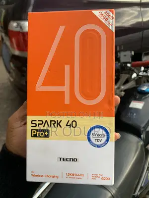 New Tecno Spark 40 Pro+ 256 GB Black