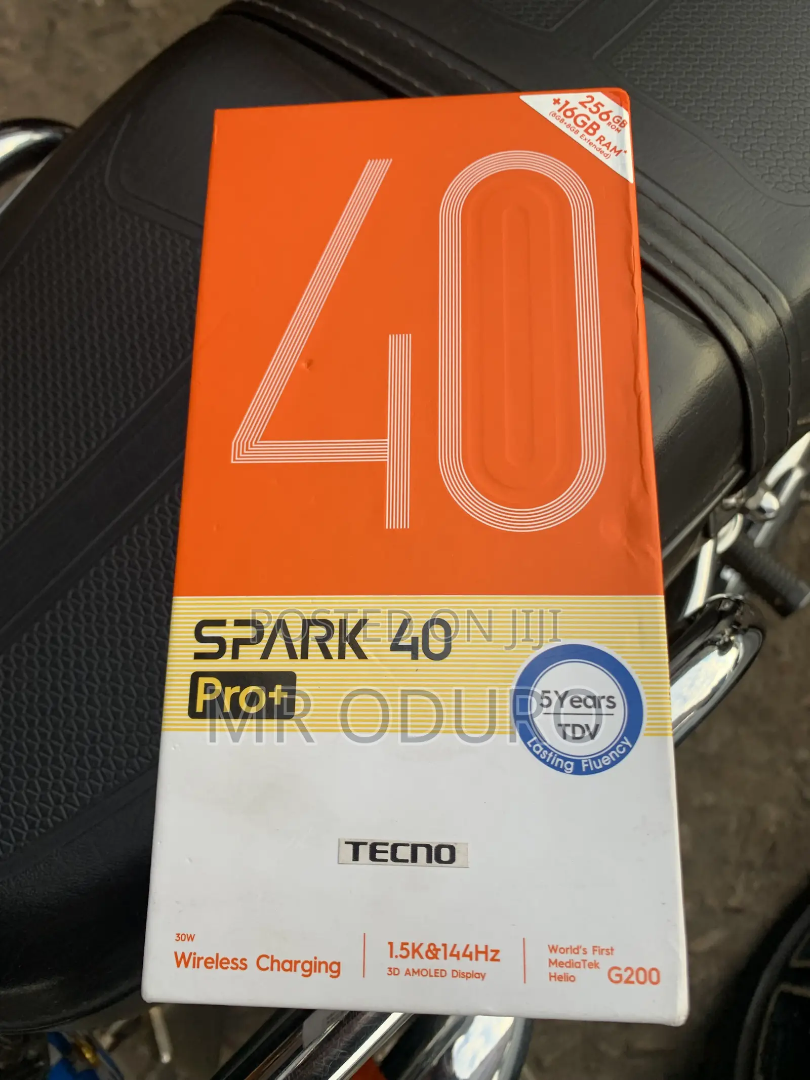 New Tecno Spark 40 Pro+ 256 GB Black