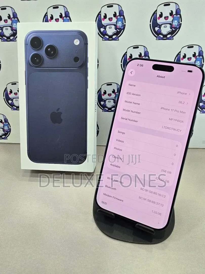 New Apple iPhone 17 Pro Max 1 TB Blue