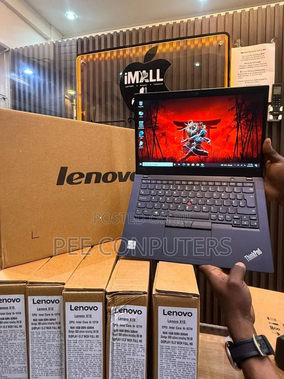 New Laptop Lenovo ThinkPad X13 Gen 2 16GB Intel Core i5 SSD 256GB