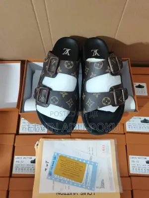 Louis Vuitton Concrete Slippers in Different Colurs , Swipe > 
