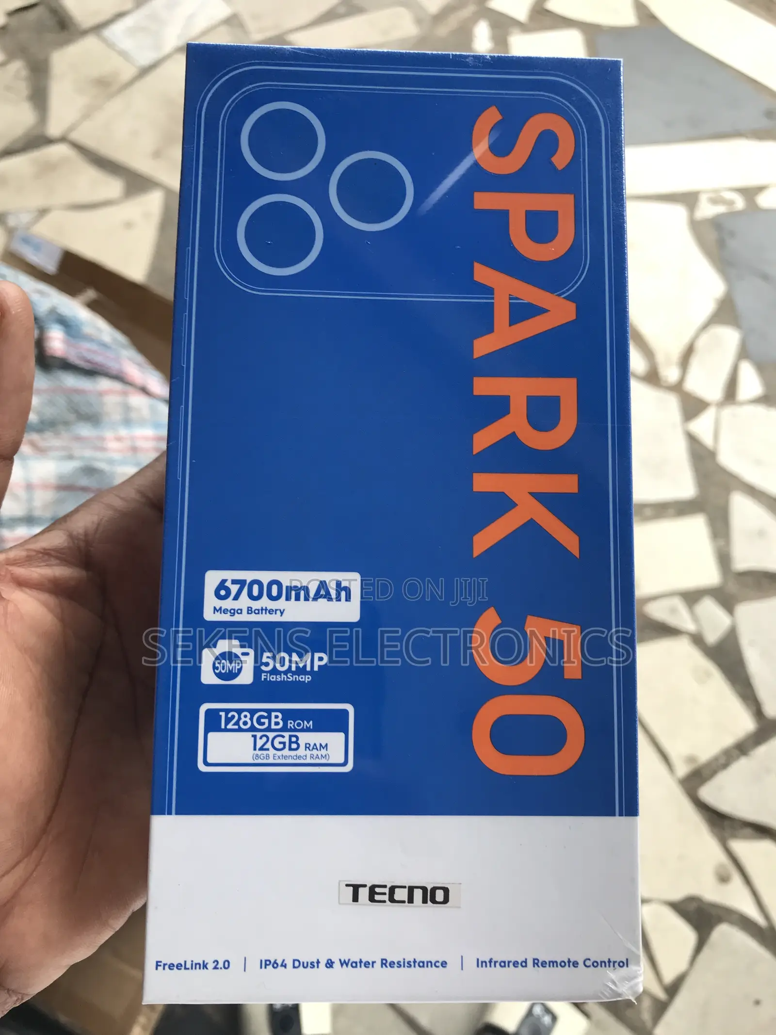 New Tecno Spark 50 128 GB Gray