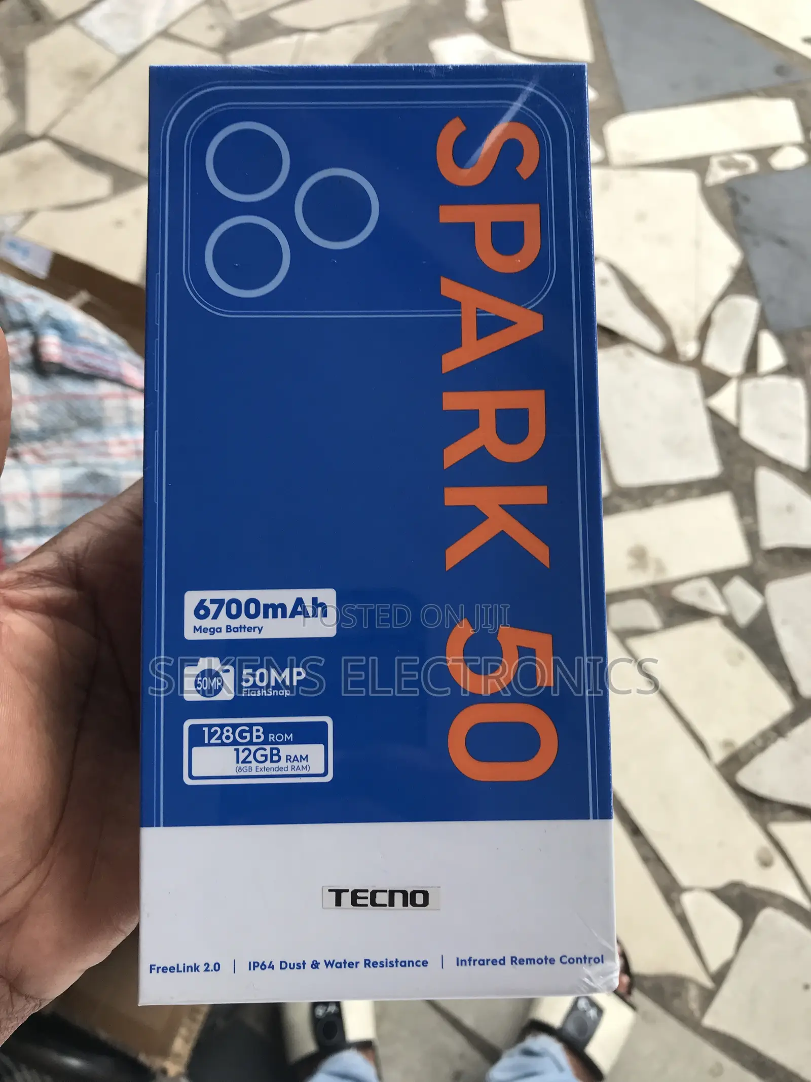 New Tecno Spark 50 128 GB Gray