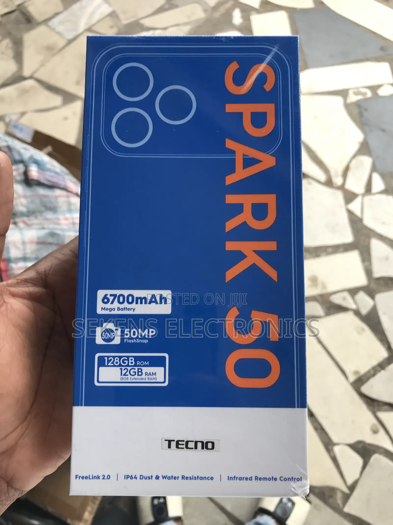 New Tecno Spark 50 128 GB Gray