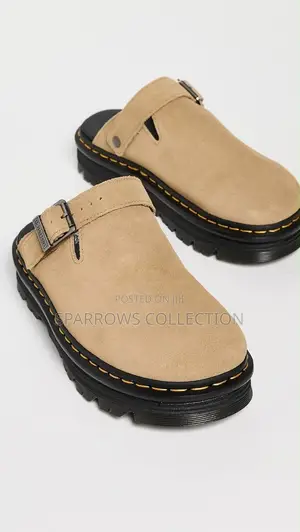 Dr. Martens Zebzag Suede Mules