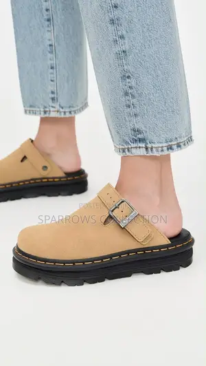 Dr. Martens Zebzag Suede Mules