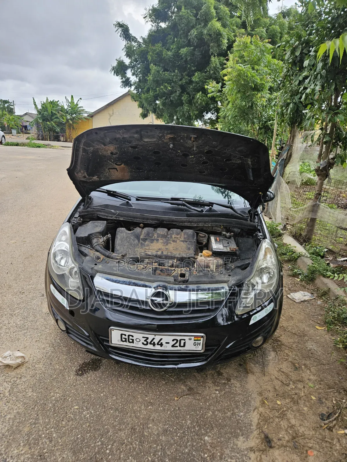 Opel Corsa 2008 Black