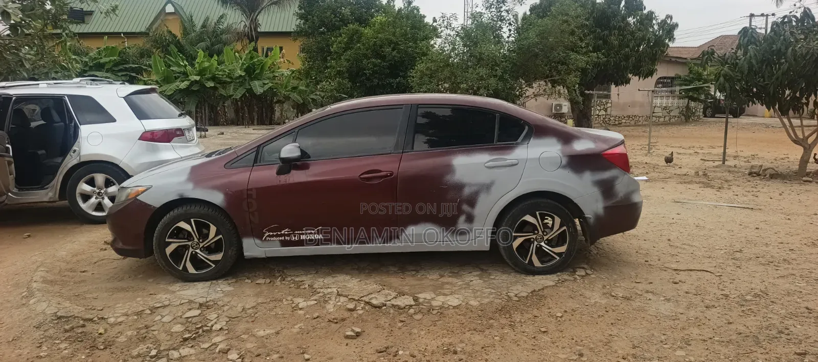 Honda Civic 1.8 5 Door Automatic 2012 Burgundy
