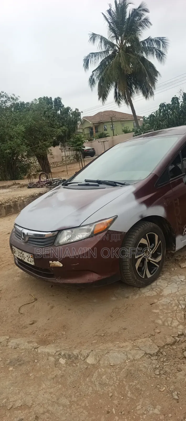 Honda Civic 1.8 5 Door Automatic 2012 Burgundy
