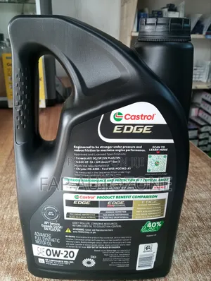 Genuine Advanced Full Synthetic Castrol Edge Engine Oil From the USA