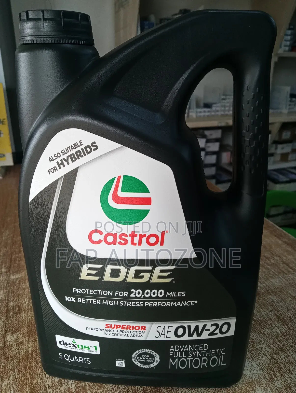 Genuine Advanced Full Synthetic Castrol Edge Engine Oil From the USA