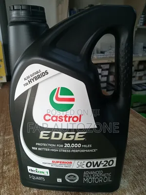 Genuine Advanced Full Synthetic Castrol Edge Engine Oil From the USA