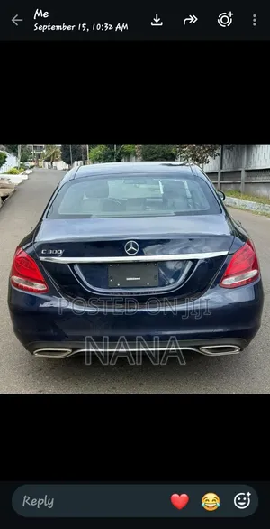 Mercedes-Benz C300 Base C300 AWD 4MATIC Sedan 2018 Blue