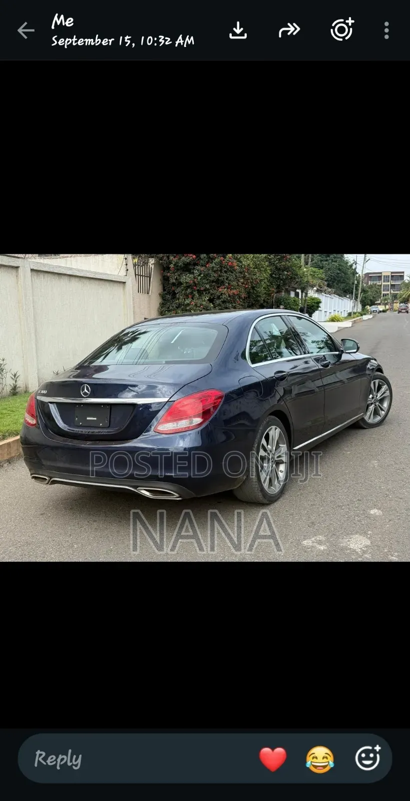 Mercedes-Benz C300 Base C300 AWD 4MATIC Sedan 2018 Blue