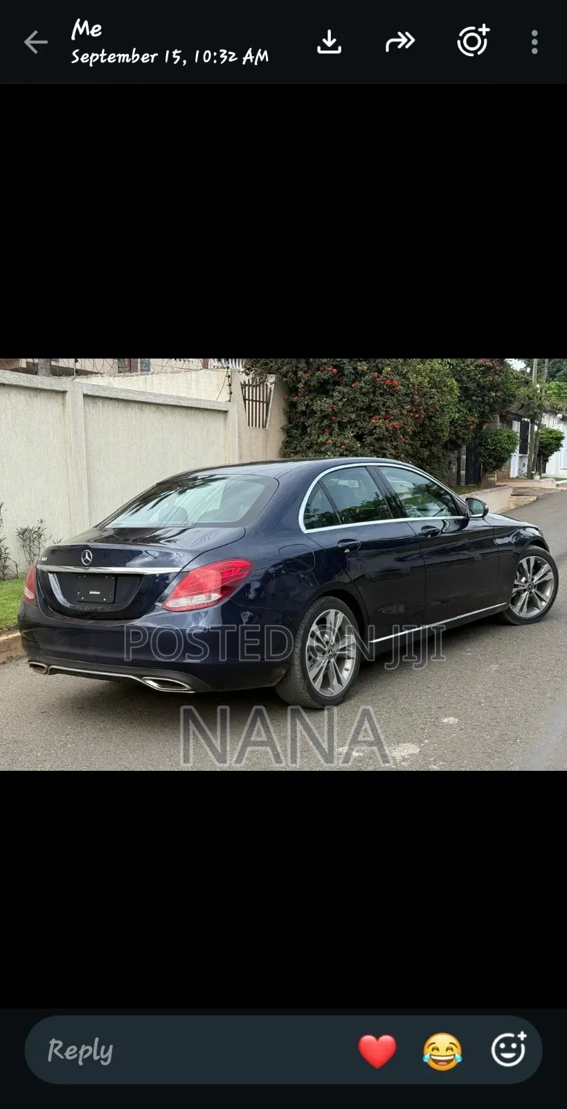 Mercedes-Benz C300 Base C300 AWD 4MATIC Sedan 2018 Blue
