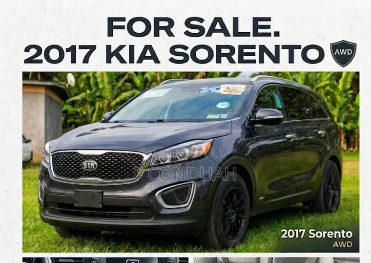 Kia Sorento 2.4L LX AWD 2017 Black